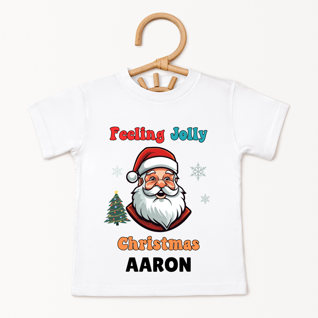 Feeling Jolly Xmas - Custom Kids Tee