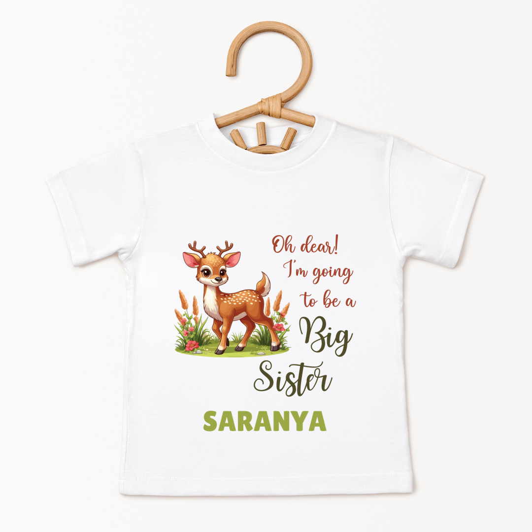 I'm Going To Be A Big Sister - Custom Kids Tee