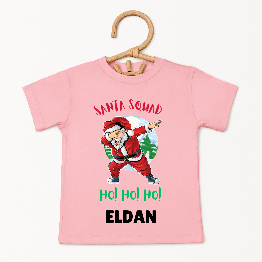 Santa Squad - Custom Kids Tee