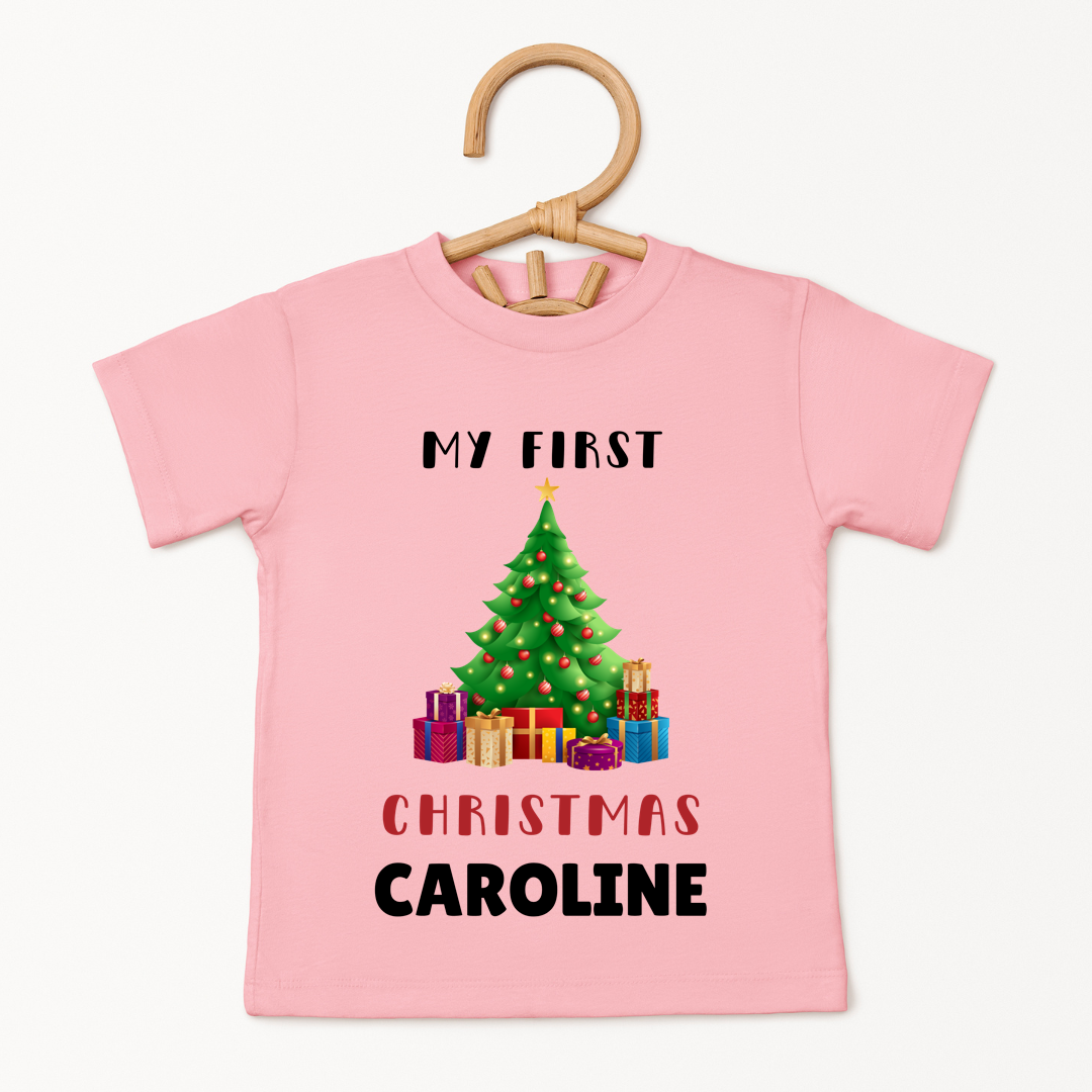 My 1st Christmas - Custom Kids Tee