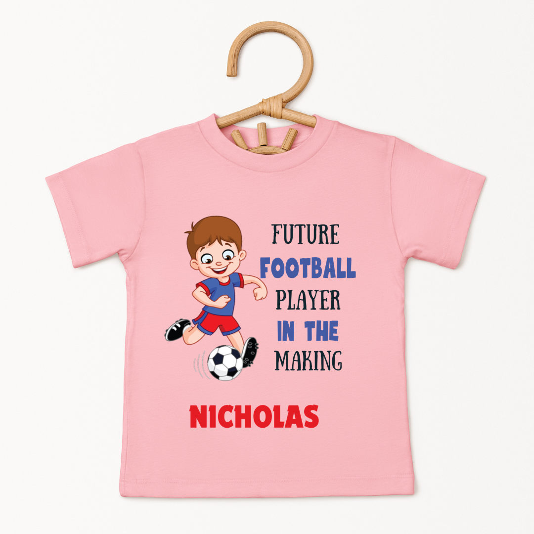 Future Footballer In The Making - Custom Kids Tee