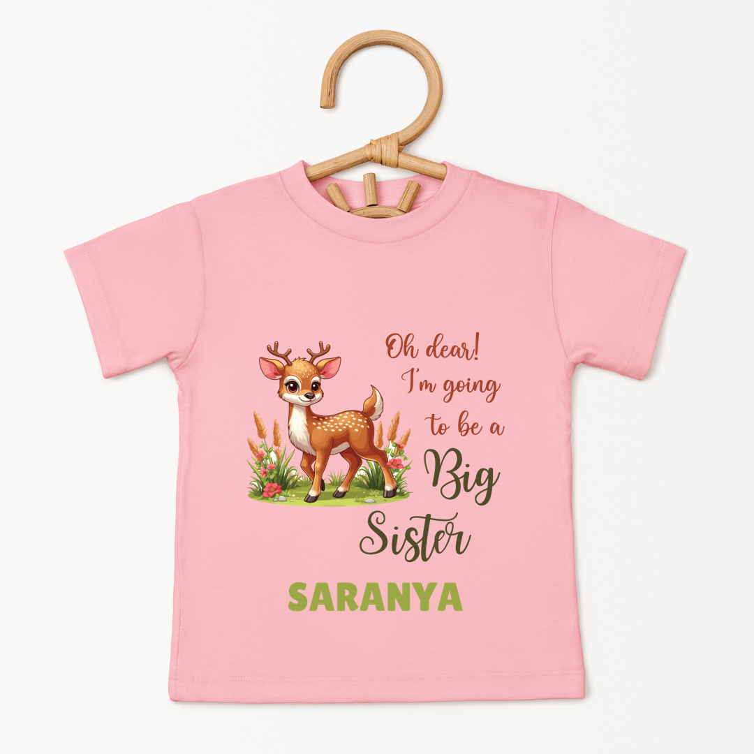 I'm Going To Be A Big Sister - Custom Kids Tee