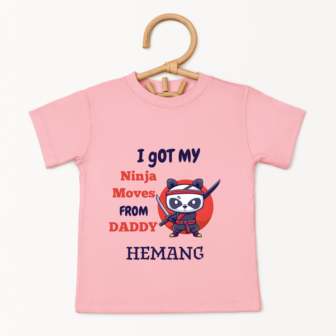 Daddy's Ninja - Custom Kids Tee