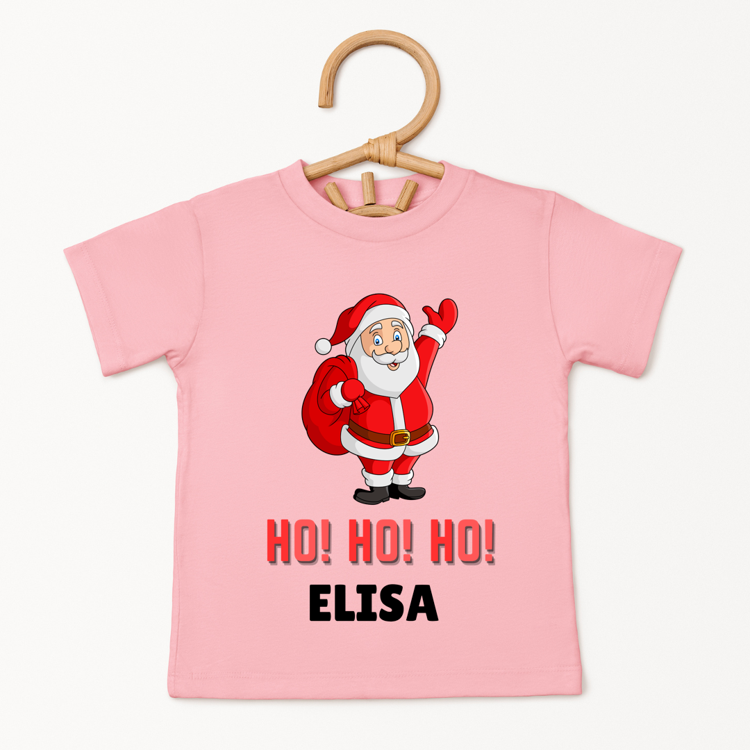 Santa Is Here - Custom Kids Tee