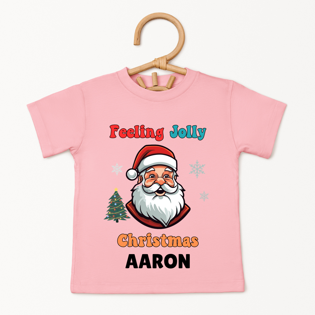 Feeling Jolly Xmas - Custom Kids Tee