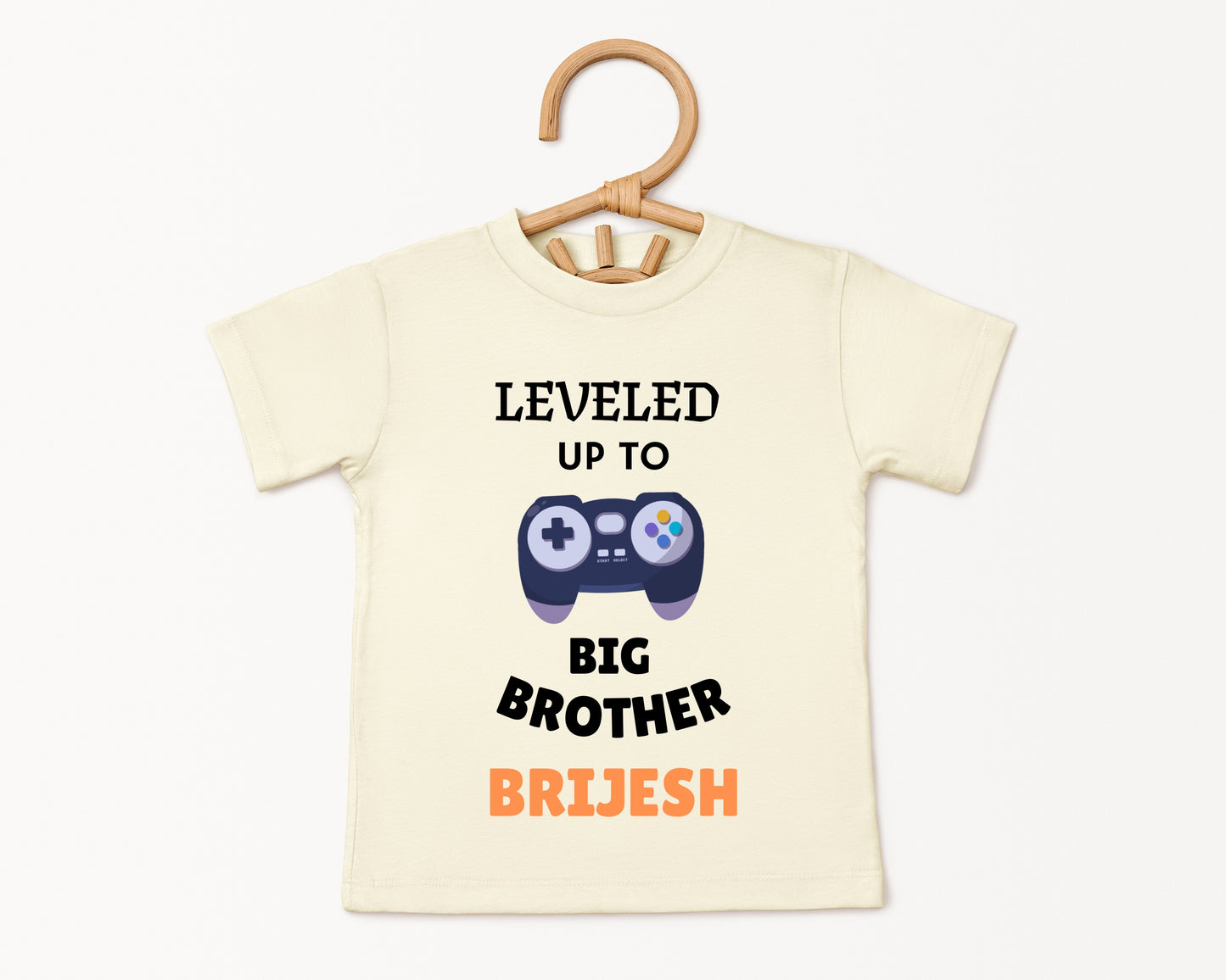 Levelled Upto Big Brother - Custom Kids Tee
