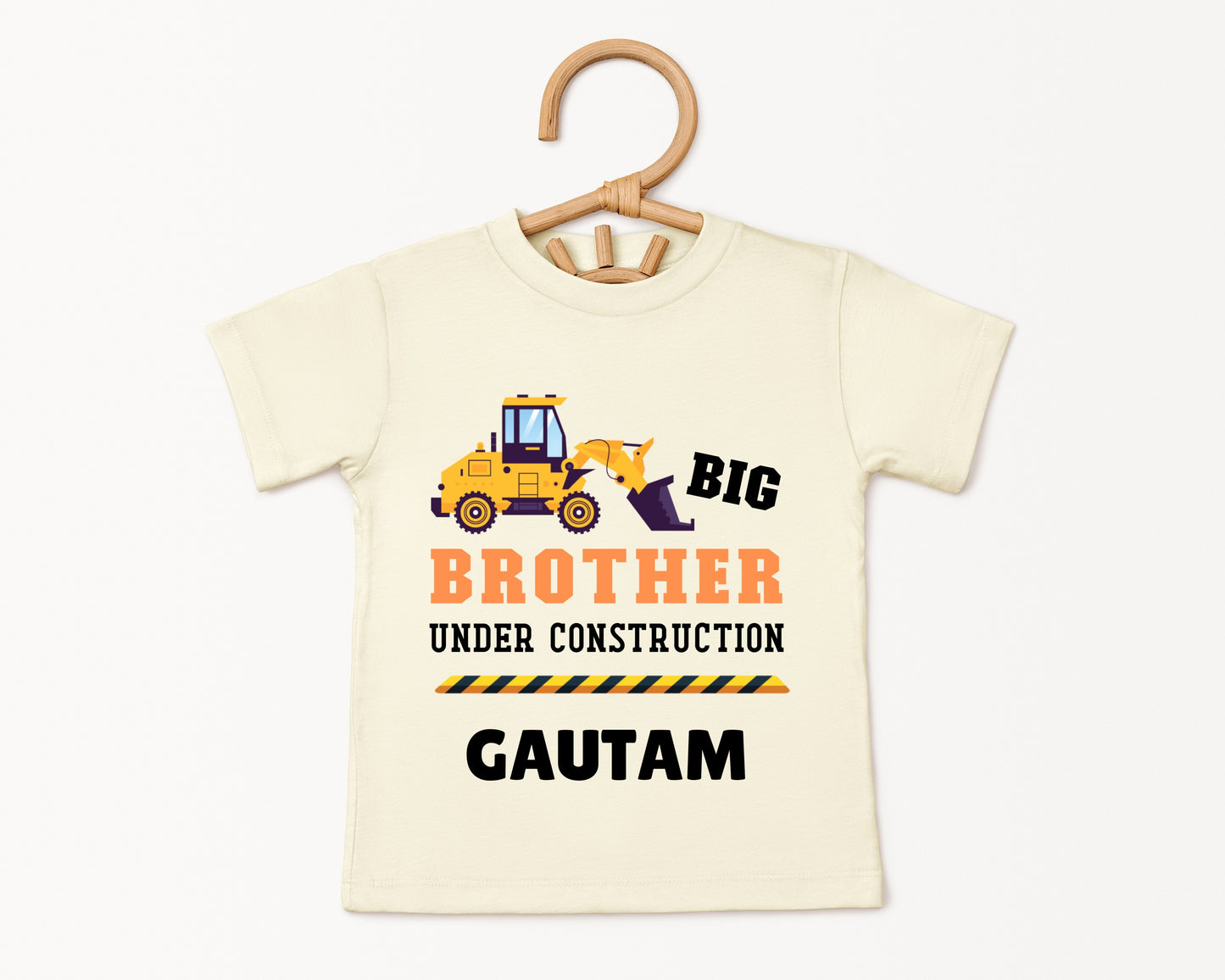 Big Brother Under Construction - Custom Kids Tee