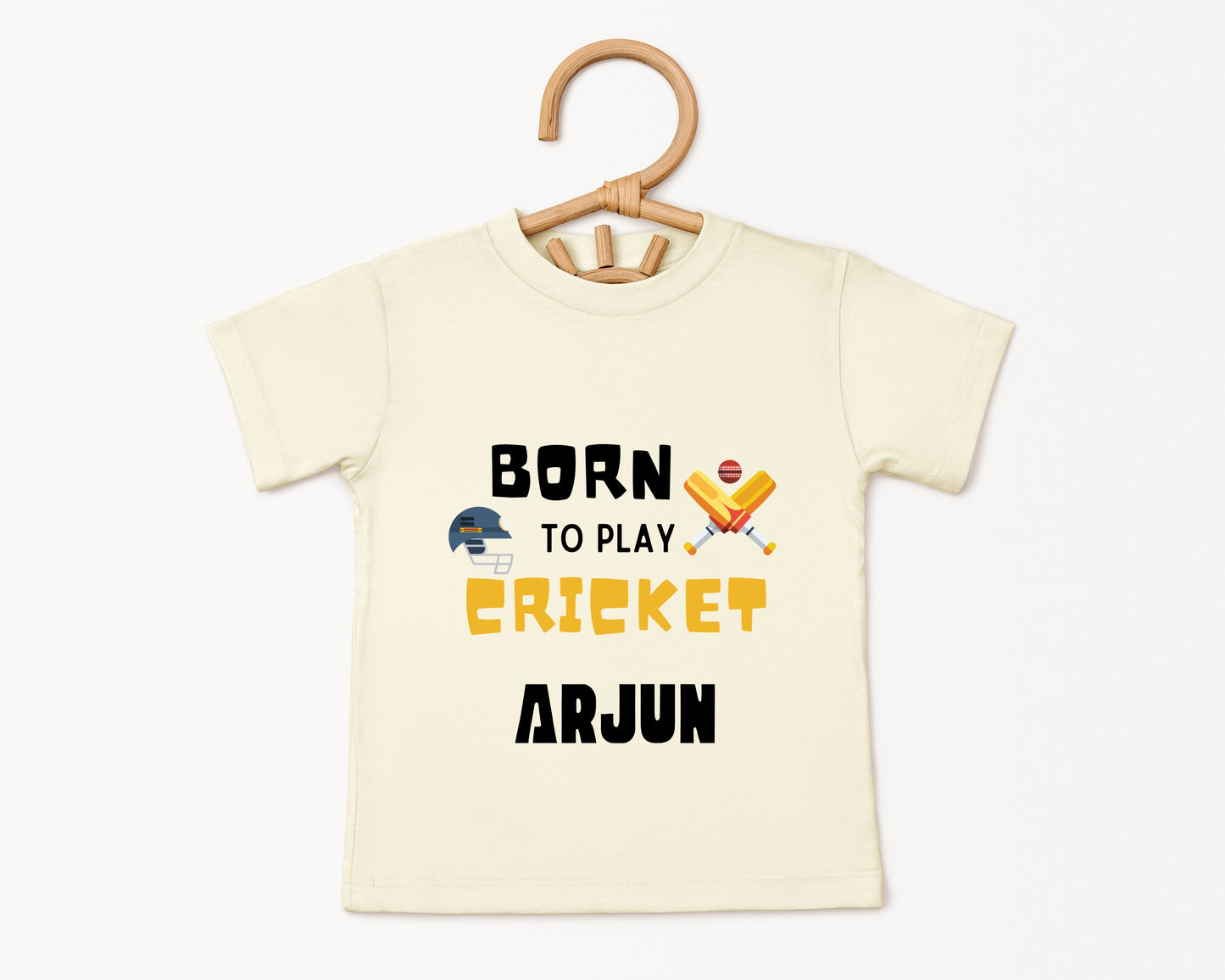 Born To Play Cricket - Custom Kids Tee