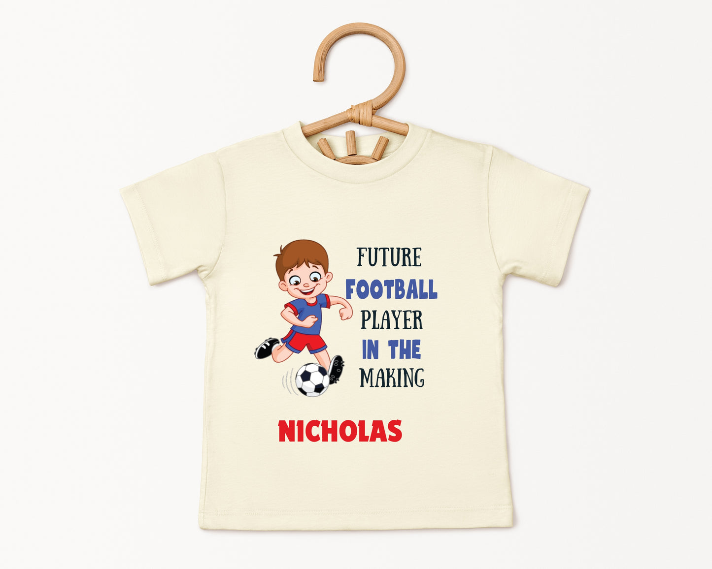 Future Footballer In The Making - Custom Kids Tee
