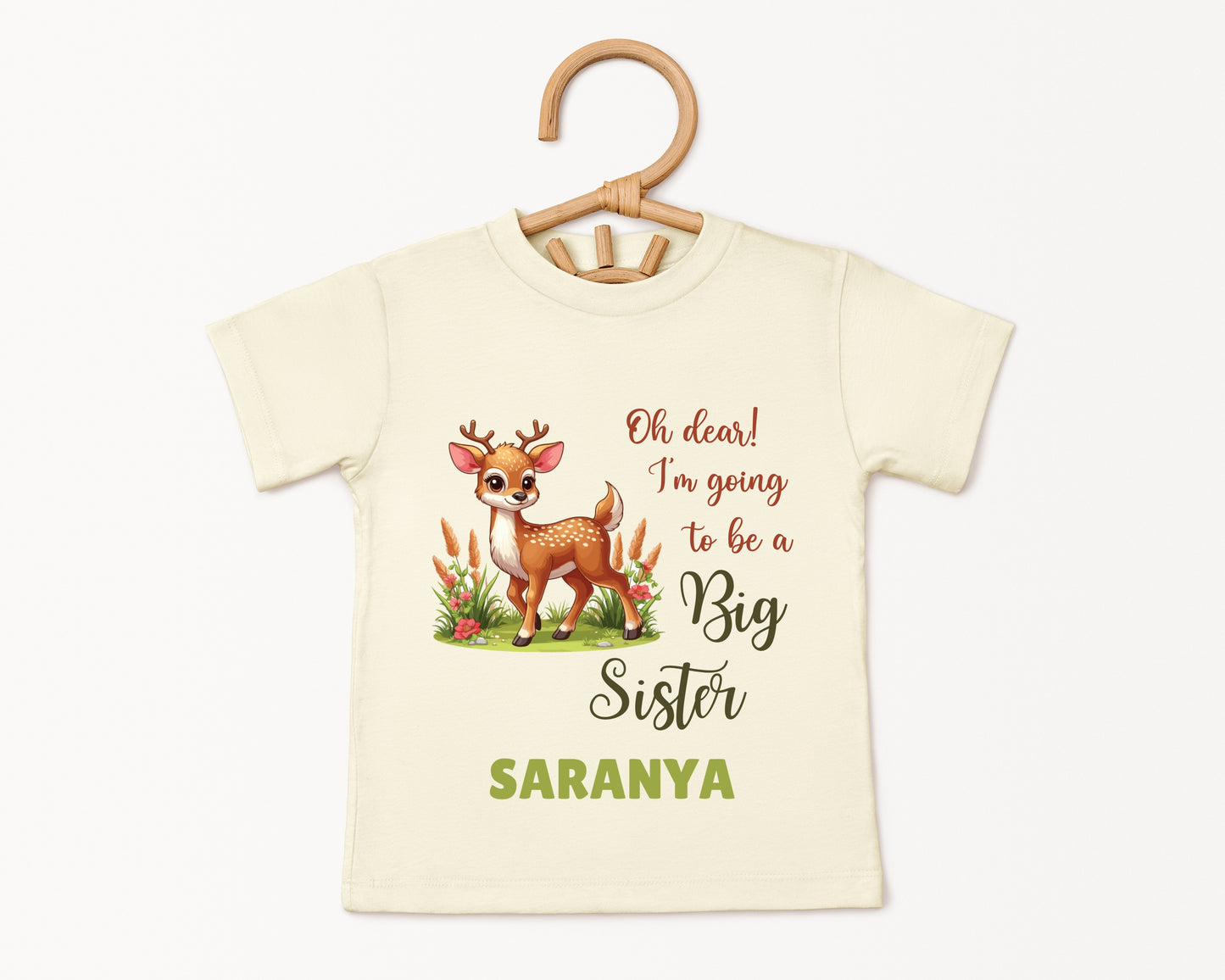 I'm Going To Be A Big Sister - Custom Kids Tee