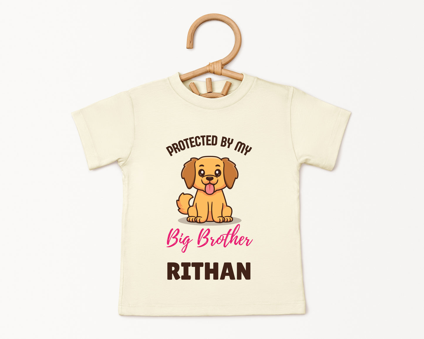 Protected By My Big Brother - Custom Kids Tee
