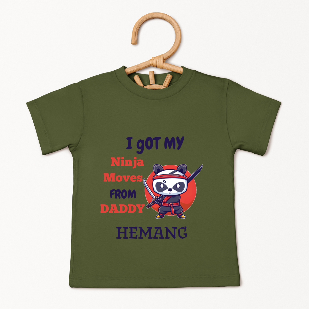Daddy's Ninja - Custom Kids Tee