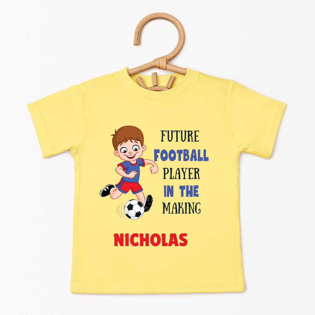 Future Footballer In The Making - Custom Kids Tee