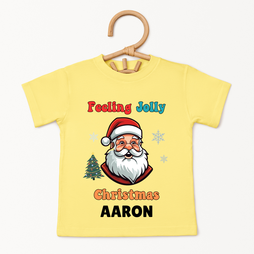 Feeling Jolly Xmas - Custom Kids Tee