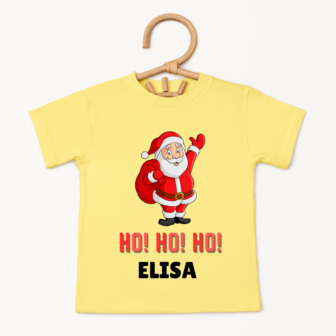 Santa Is Here - Custom Kids Tee