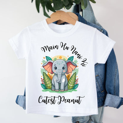 Main Hoon Nanu Ka Cutest Peanunt - Kids Tshirt