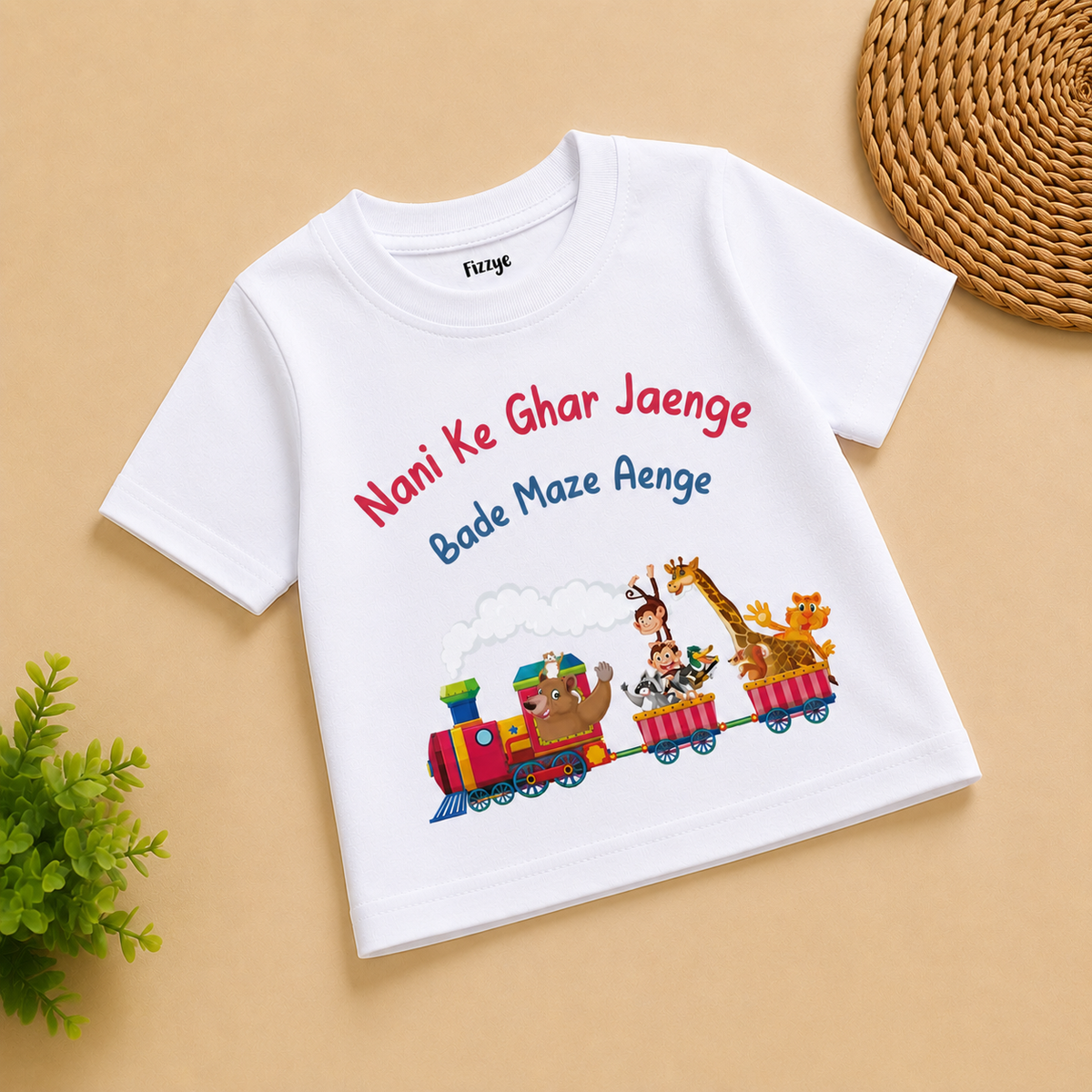 Nani Ke Ghar Bade Maze Aenge - Kids Tee