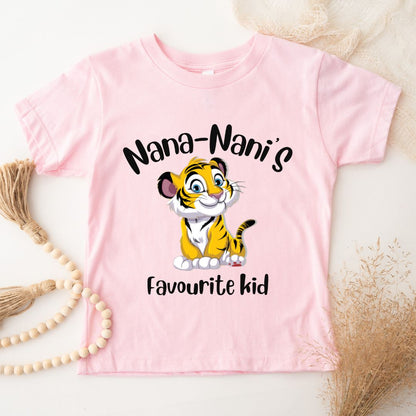 Nana - Nani's Favourite Kid - Kids Tee