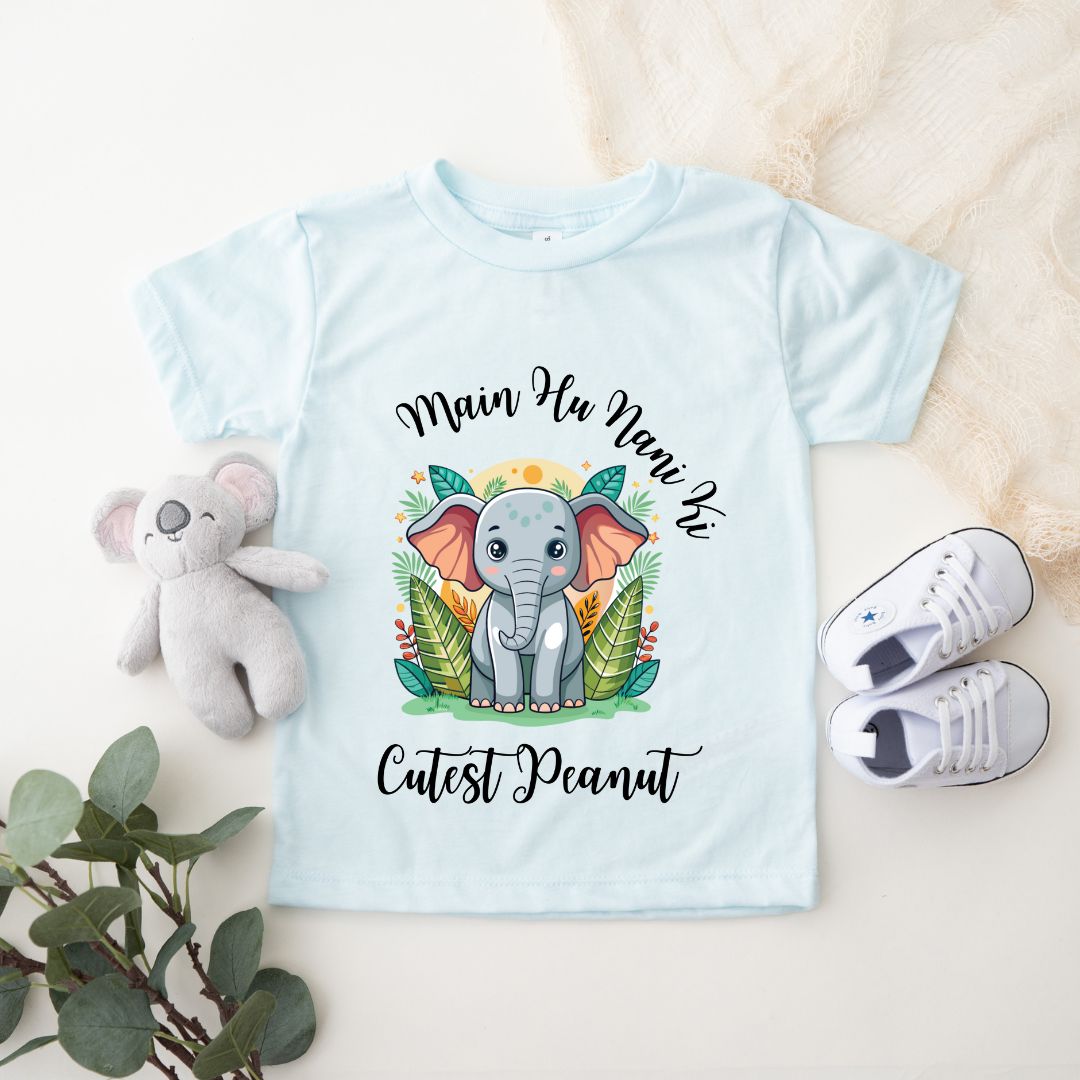 Main Hoon Nanu Ka Cutest Peanunt - Kids Tshirt