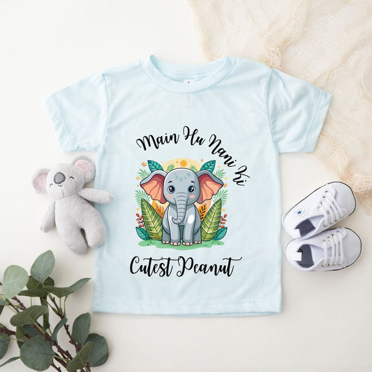 Main Hoon Nanu Ka Cutest Peanunt - Kids Tshirt