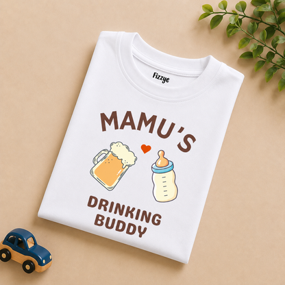 Mamu's Drinking Buddy - Kids Tshirt