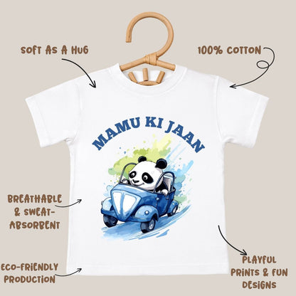 Mamu Ki Jaan - Panda Kids Tshirt