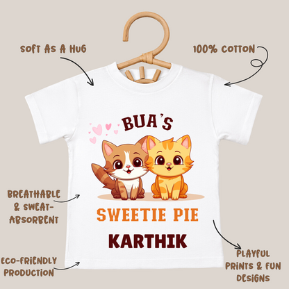 Bua's Sweetie Pie - Custom Kids Tshirt