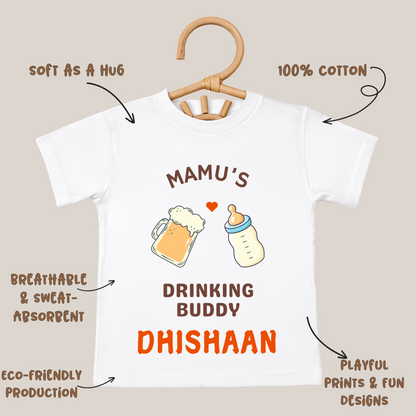 Mamu's Drinking Buddy - Custom Kids Tee