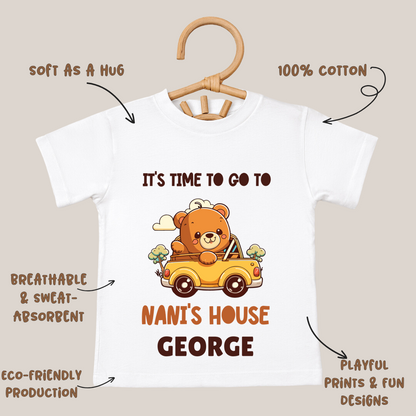 Time To Go To Nani's House - Kids Tee