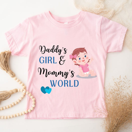 Daddy's Girl & Mommy's World - Kids Tee