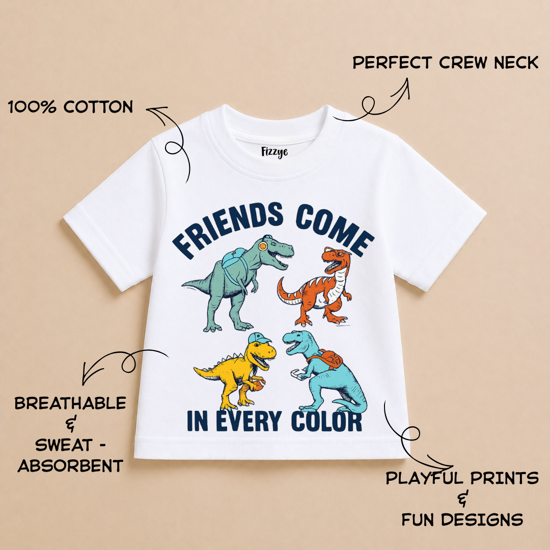 Friends Come In Every Colour - Kids Tshirt