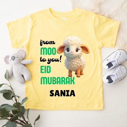 Eid Mubarak - Customisable Kids Tshirt