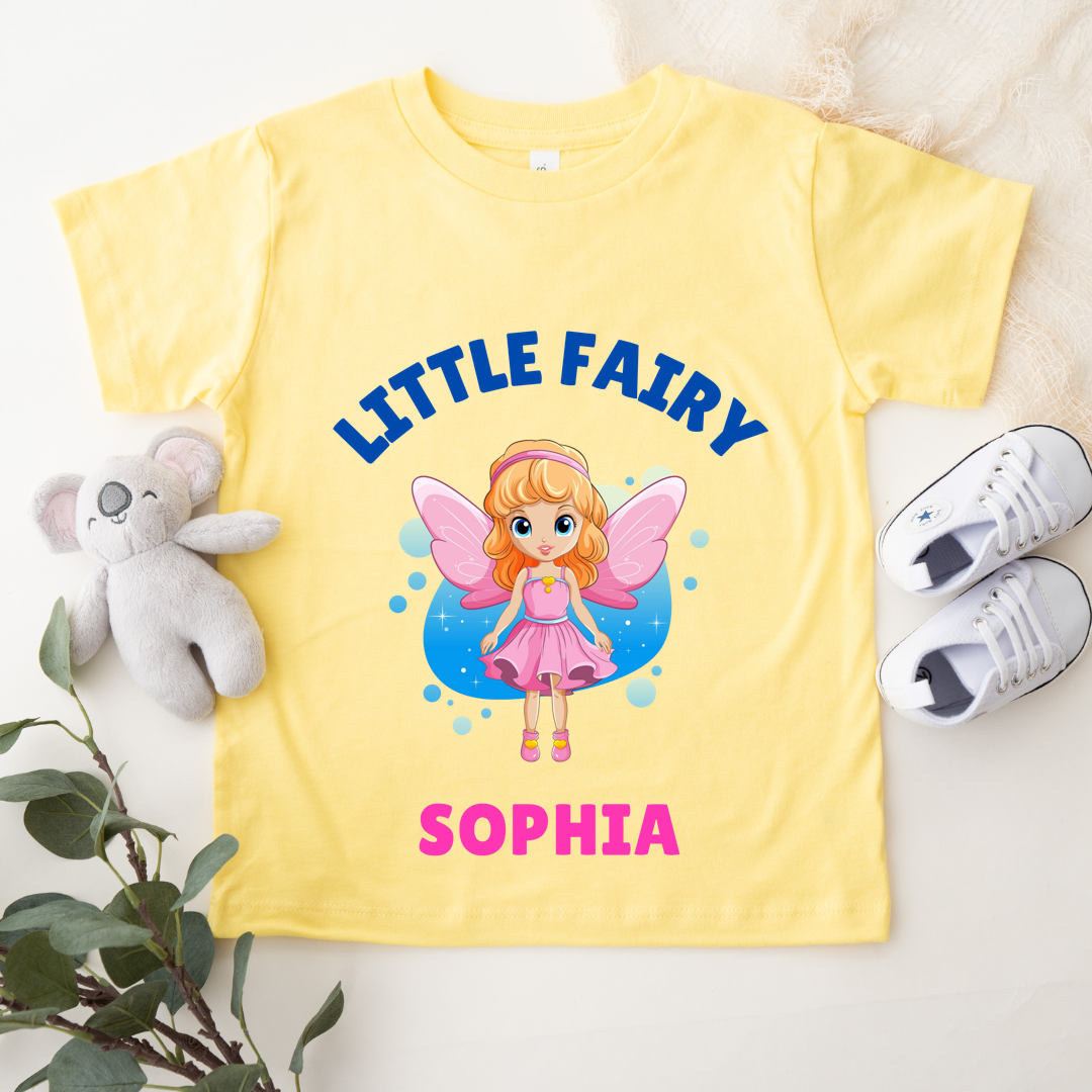 Little Fairy - Personalised Kids Tshirt