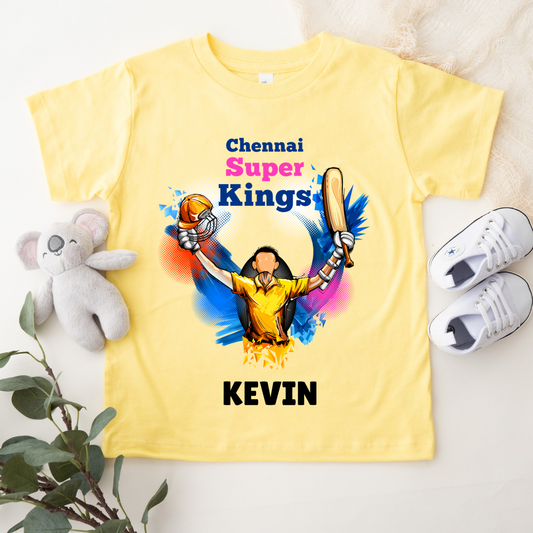Chennai Super Kings - Custom Kids Tshirt