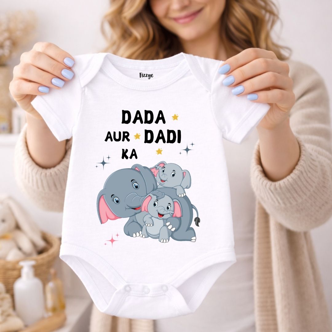 Dada Aur Dadi Ka Favourite - Kids| Newborn Romper