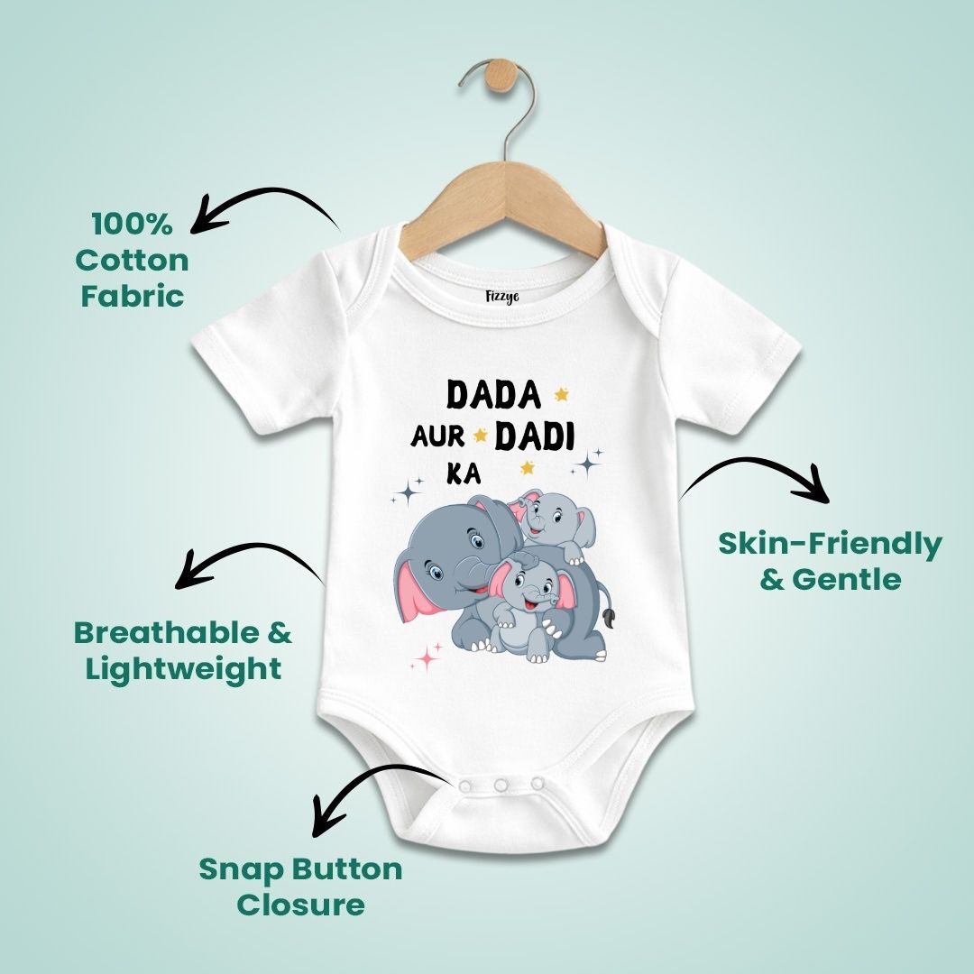 Dada Aur Dadi Ka Favourite - Kids| Newborn Romper