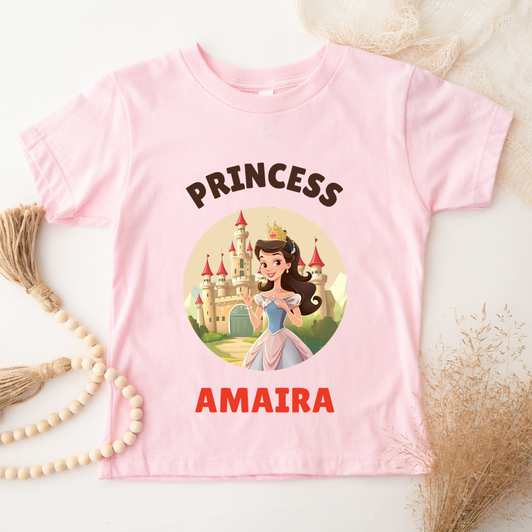 Princess - Persinalised Kids Tshirt