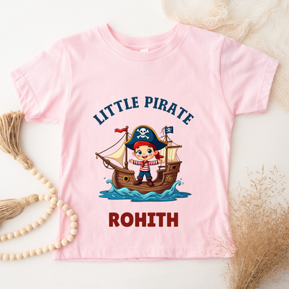 Little Pirate - Personalised Kids Tshirt