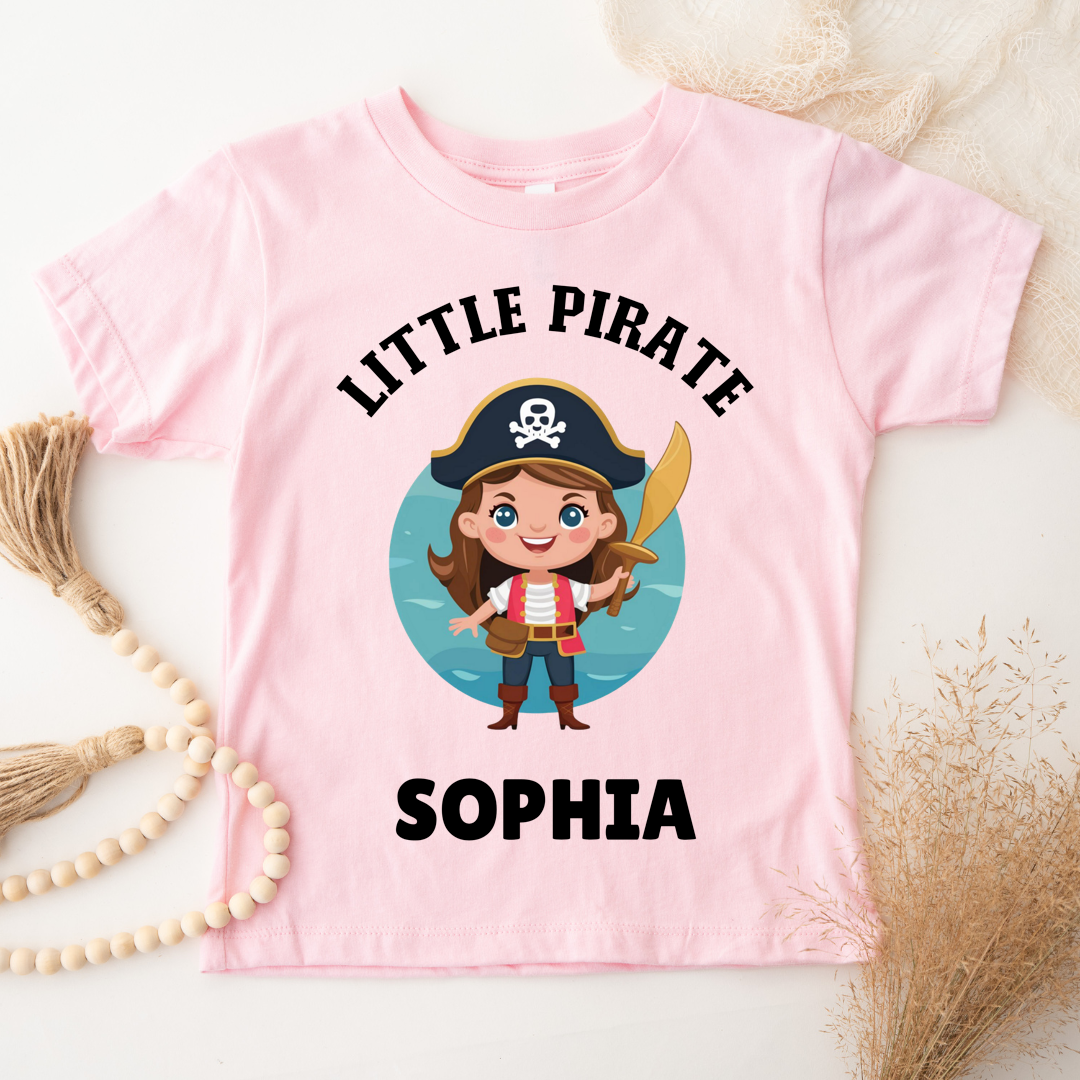 Little Child Pirate - Custom Kids Tee