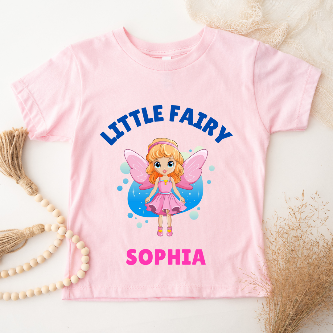 Little Fairy - Personalised Kids Tshirt