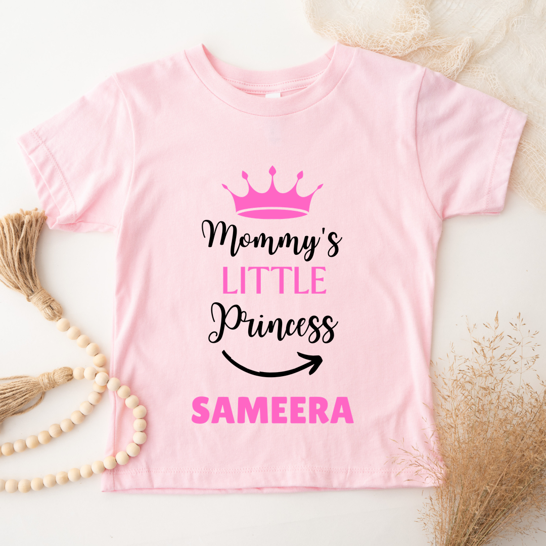 Mommy's Little Princess - Customisable Kids Tshirt