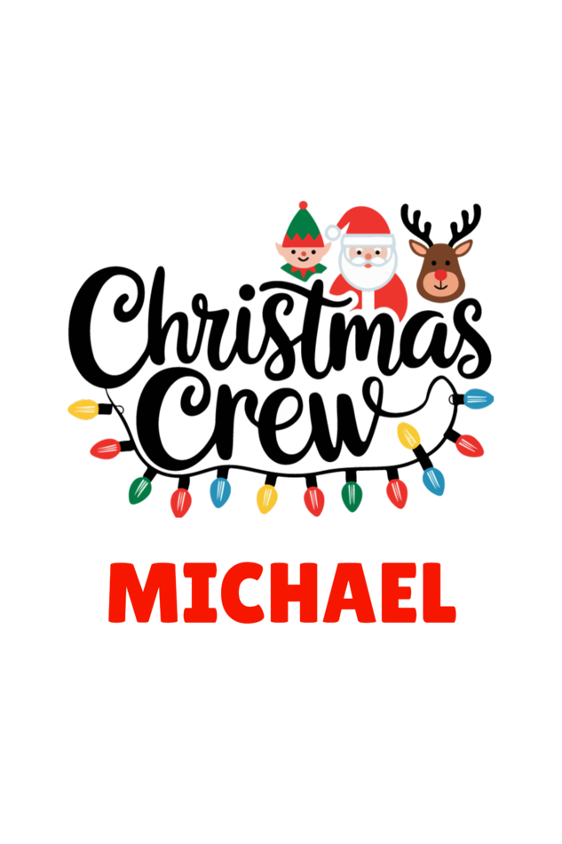 Christmas Crew - Custom Kids Tee