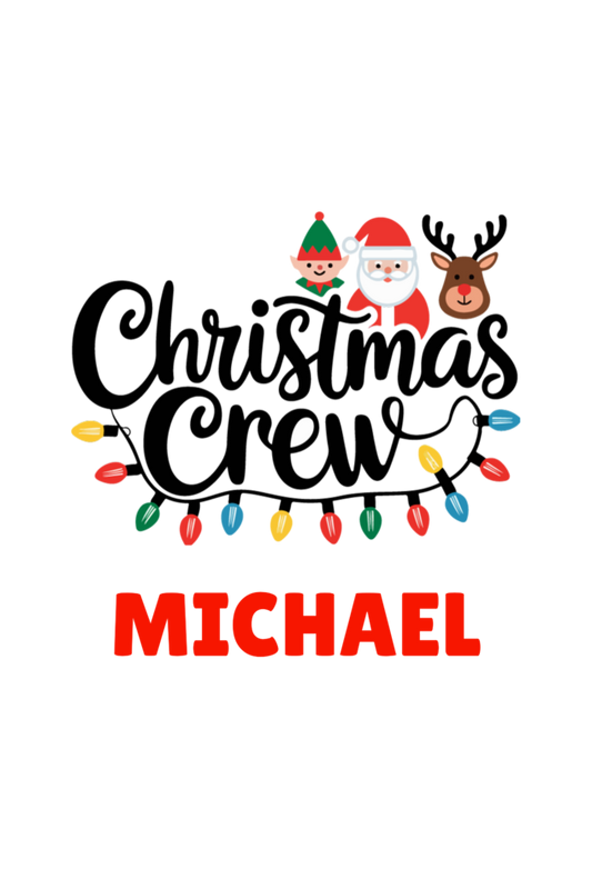 Christmas Crew - Custom Kids Tee