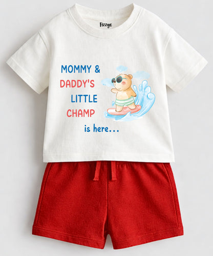 Mommy & Daddy's Little Champ | Co-ord Set
