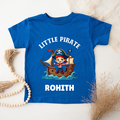 Little Pirate - Personalised Kids Tshirt