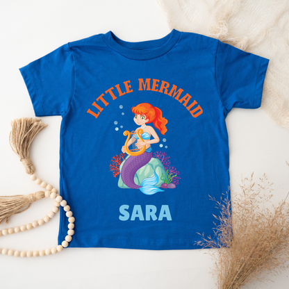 Little Mermaid - Personalised Kids Tee