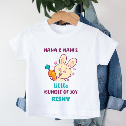 Nana Nani's Little Bundle Of Joy - Custom Kids Tee