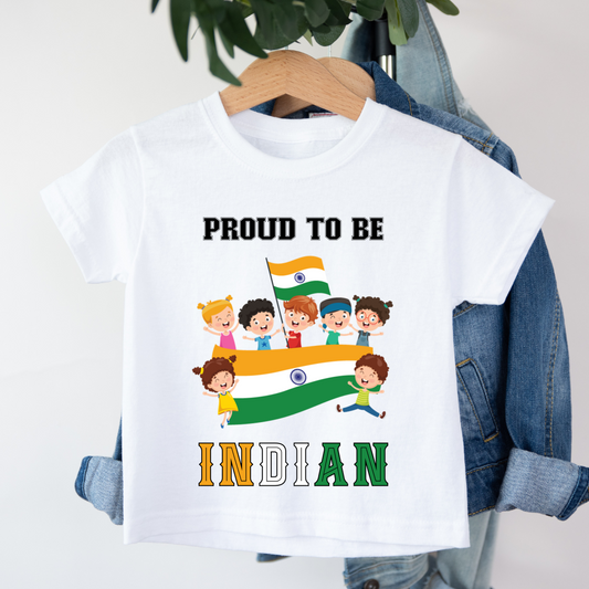Proud To Be Indian - Kids Tshirt