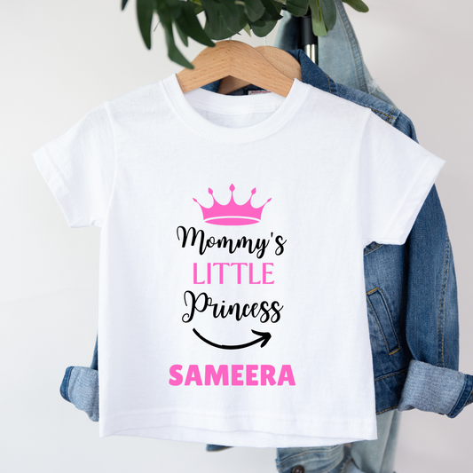 Mommy's Little Princess - Customisable Kids Tshirt