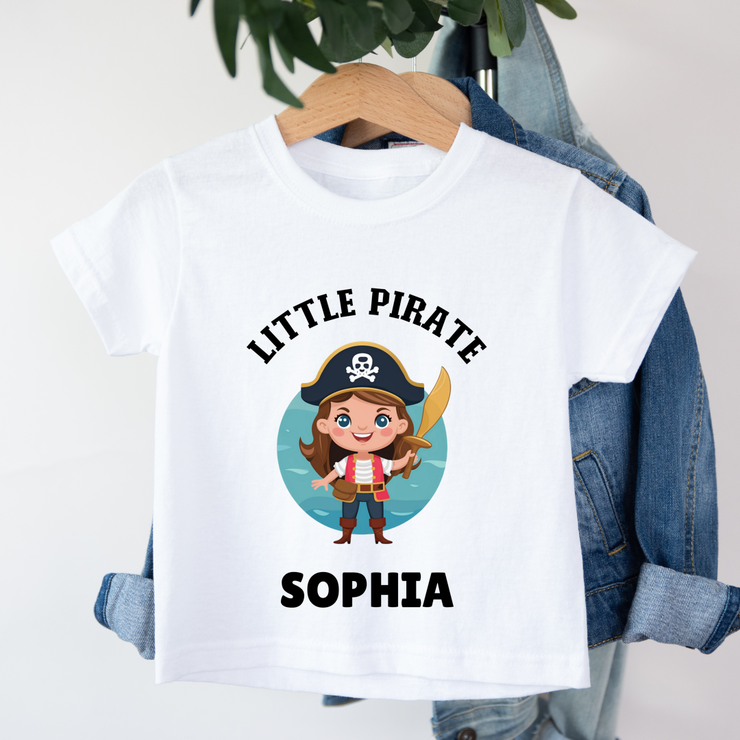 Little Child Pirate - Custom Kids Tee